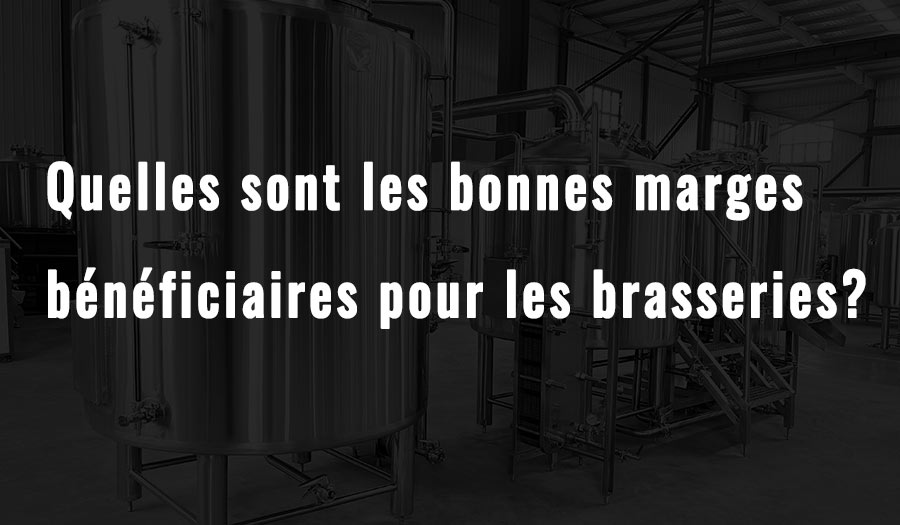 Quelles sont les bonnes marges bénéficiaires pour les brasseries ?