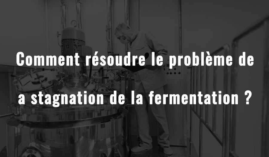 Comment résoudre le problème de la stagnation de la fermentation ?