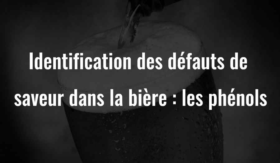 Identification des défauts de saveur dans la bière : les phénols